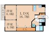 九条住宅（1104） 2LDKの間取り