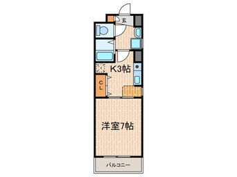 間取図 ﾎﾟｺｱﾎﾟｺ明石鍛冶屋町三番館