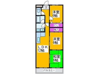 間取図 東尾マンション