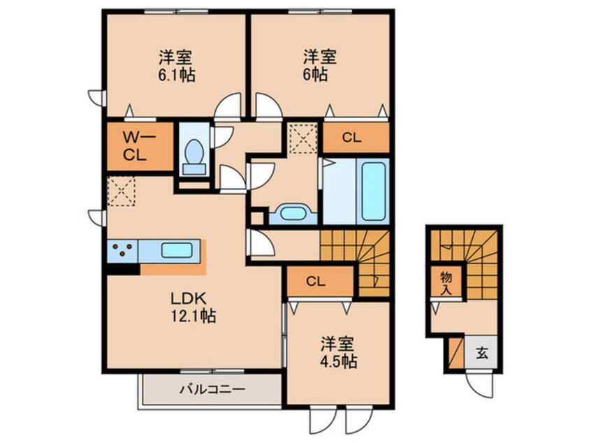 間取図 ファミーユⅡ