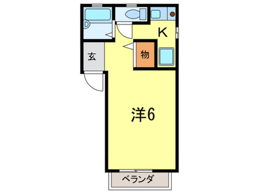 間取図 パセオ久保田