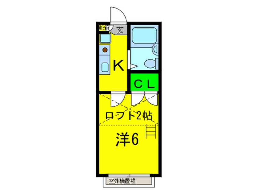 間取図 シャンブルＫＩＴＡＮＯⅠ