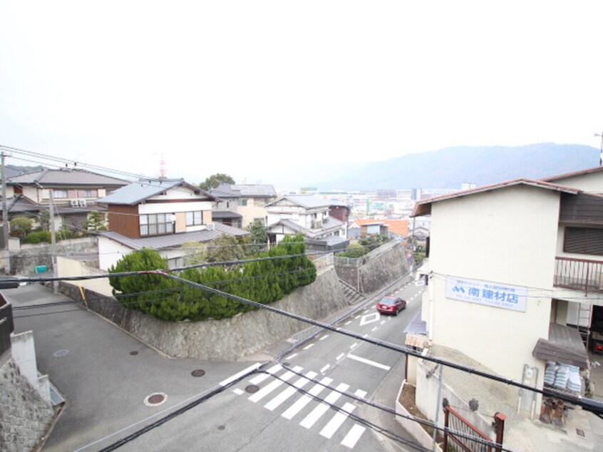 室内からの展望 霞ヶ丘魚里ハイツ