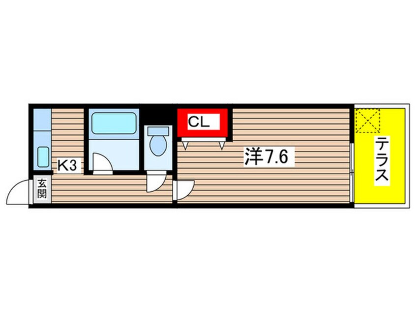 間取図 クレセントYANAGI