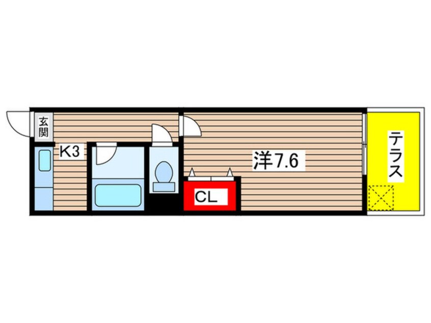 間取図 クレセントYANAGI