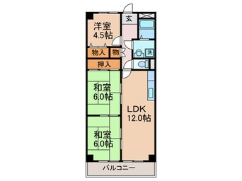 間取図 ハイツひとつまつ