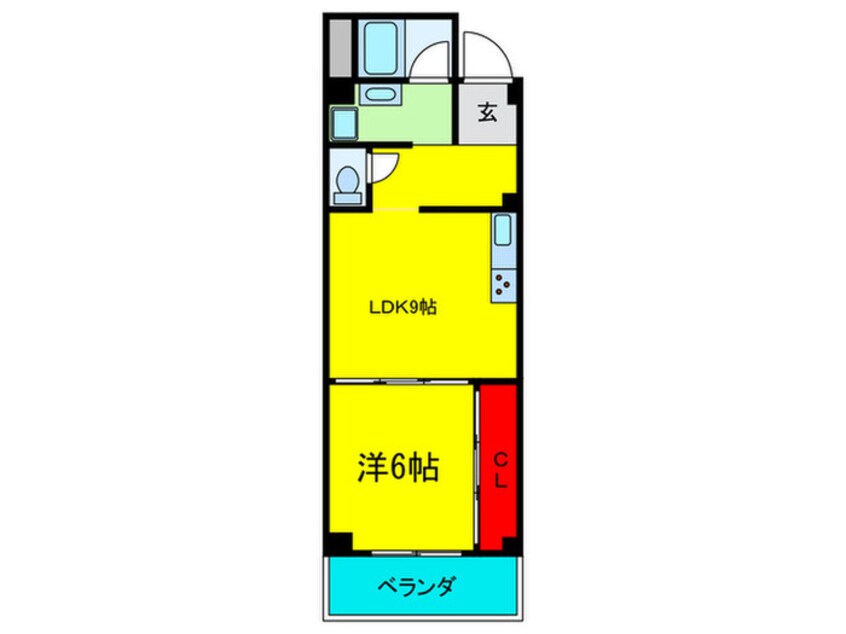 間取図 浅沼谷町マンション