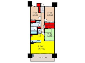 間取図 パークホームズ千里中央（317）