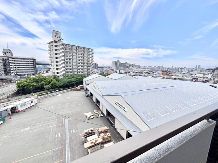 室内からの展望 アクティ寝屋川