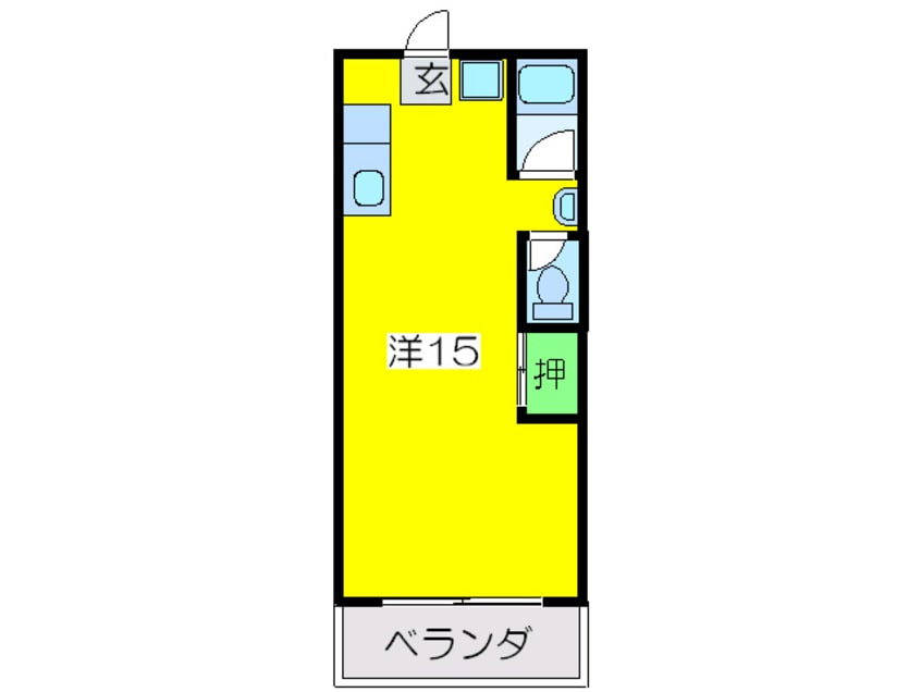 間取図 シャロス浅川