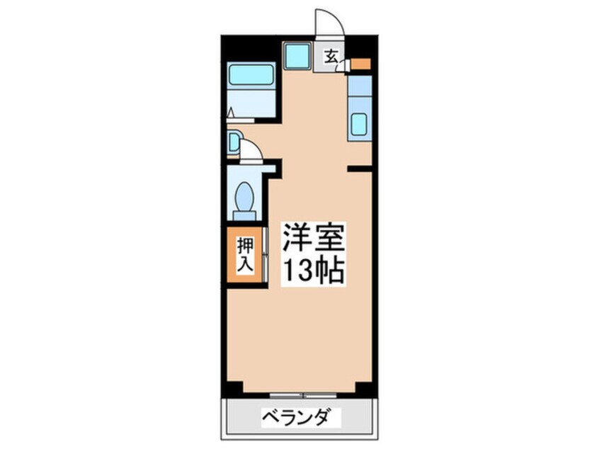 間取図 シャロス浅川