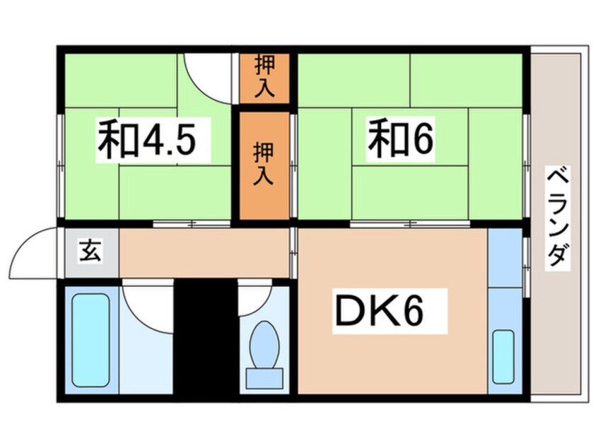 間取図 昭和ハイツ