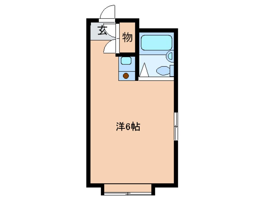 間取図 シャトー杉本Ⅱ