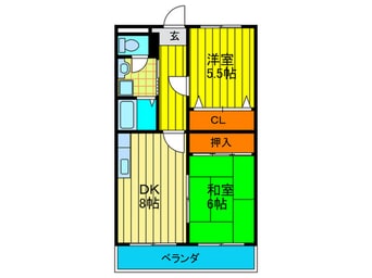 間取図 リバティ－コ－ト