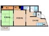 ミノベマンション 2DKの間取り