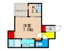EASE.Korien 1Kの間取り