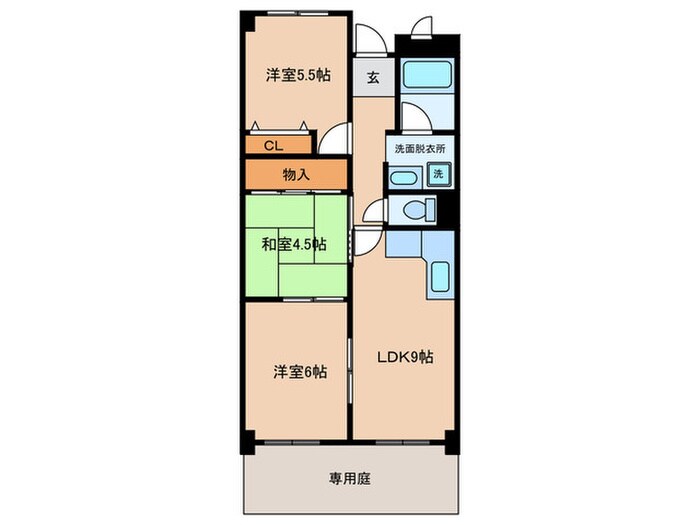 間取り図 メゾンド－ル向陽