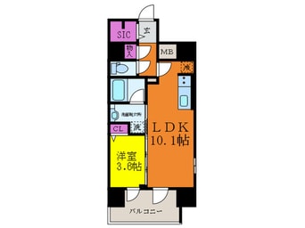 間取図 ＳＴＯＬＺ岸辺