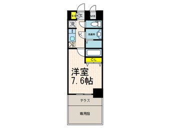 間取図 プレサンスTHE神戸(105)