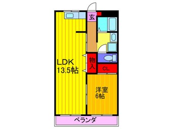 間取図 青山コ－ポ