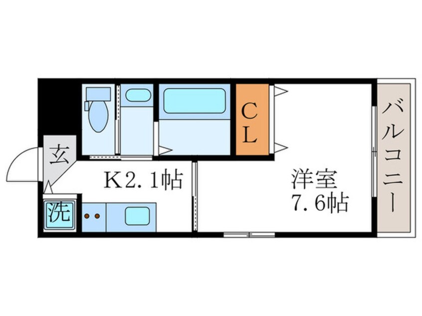 間取図 ラ・ティーダ上桂