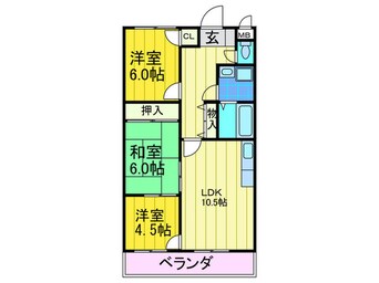 間取図 グレース深野