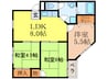 ハピネス栄町 3LDKの間取り