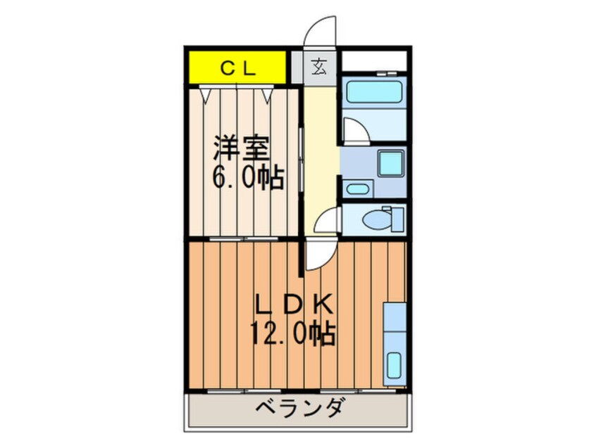 間取図 コ－ポ藤井