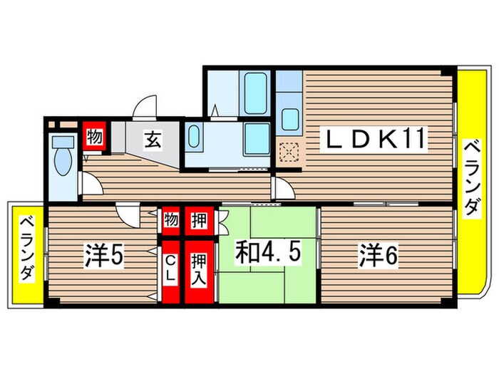 間取り図 ヴィラ９３