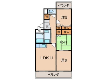 間取図 ヴィラ９３
