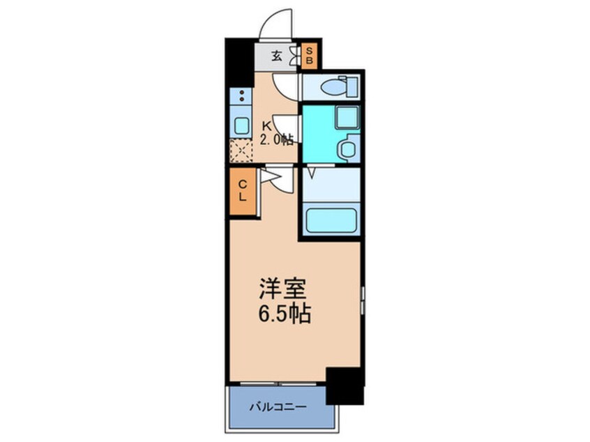 間取図 ｴｽﾘｰﾄﾞ新福島(917)