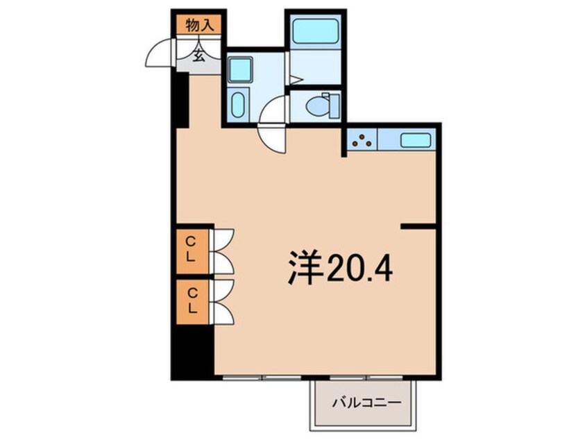 間取図 シャンボール岡本（305）