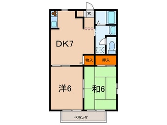 間取図 ディアス六甲