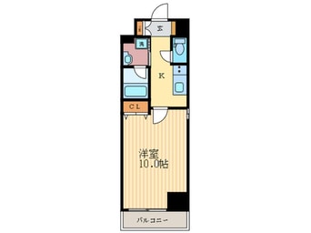 間取図 アスヴェル京都西大路御池(205)