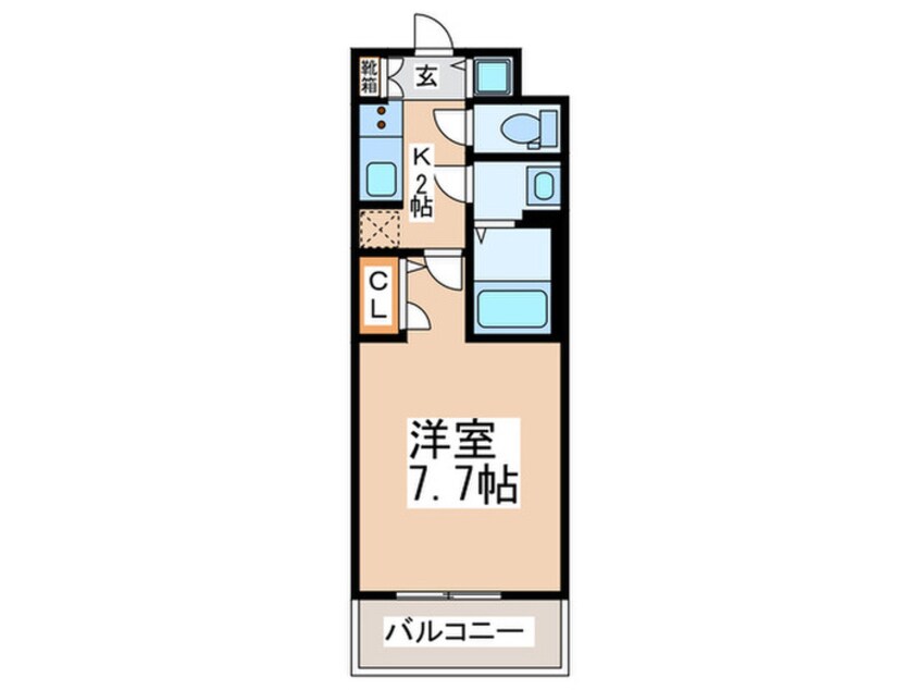 間取図 ｻﾑﾃｨ夕凪LUKSUS(302)