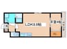 H-maison平野WEST　Ⅱ 1LDKの間取り