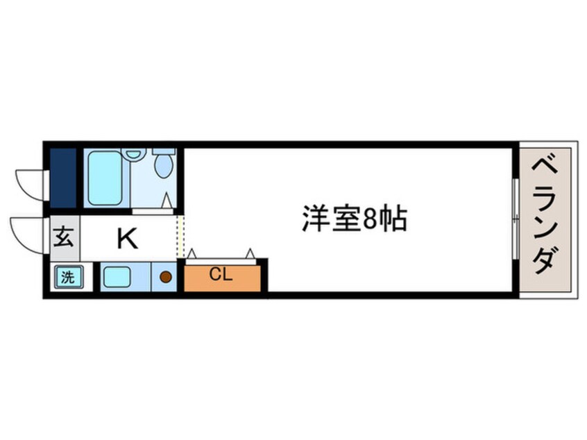 間取図 レヴｧン朝日