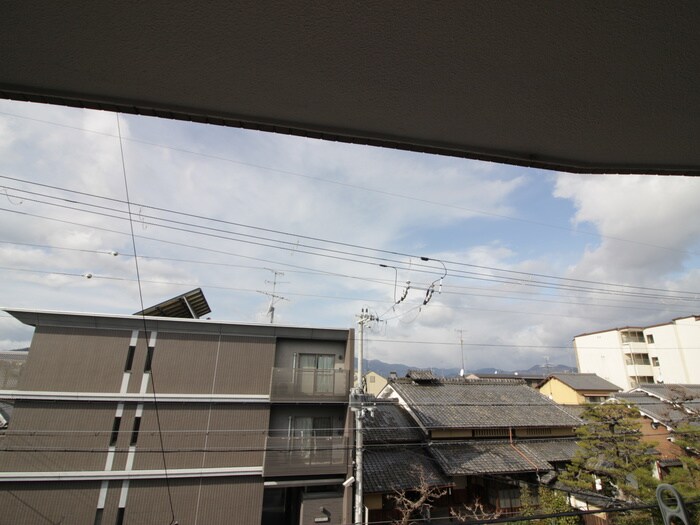 室内からの展望 レヴｧン朝日