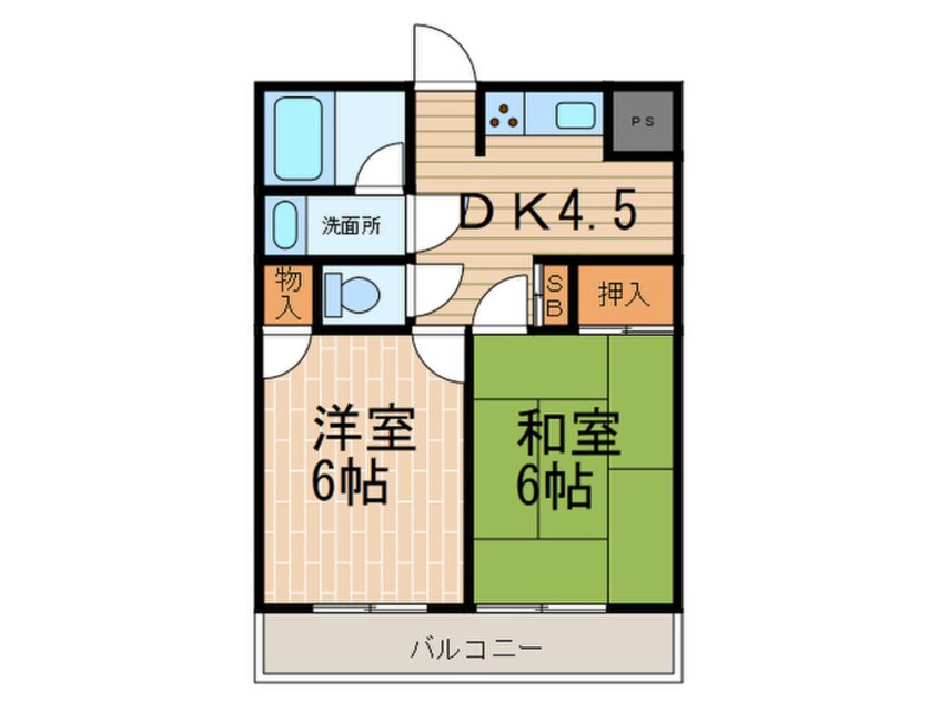 間取図 ラリーブ甲子園