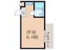 ハイツ小西 1Rの間取り