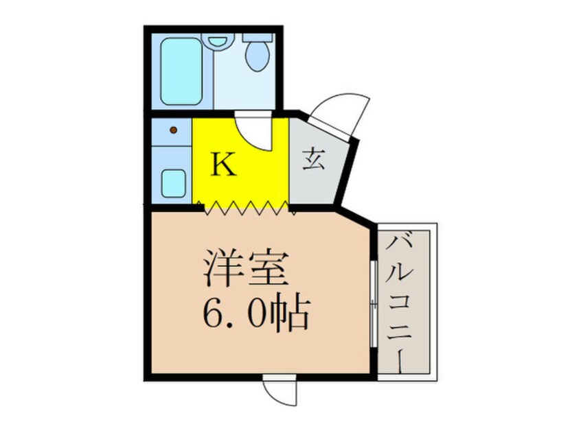 間取図 ハイツ小西