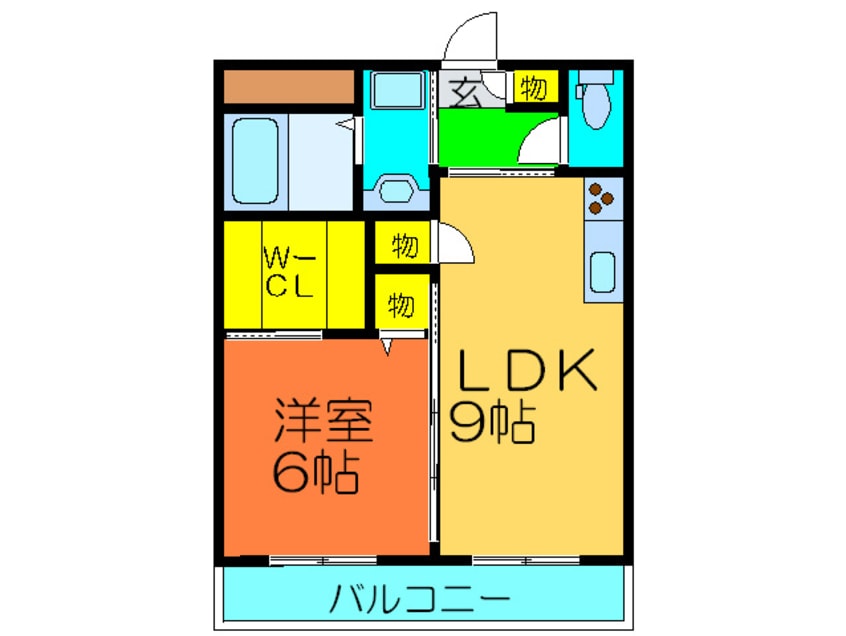 間取図 ヴィラ－レ吉川