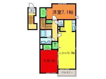 間取図 プラシ－ド　アロッジオ