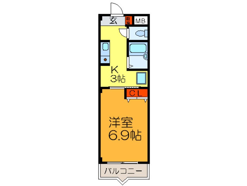 間取図 ジャルベルデ参番館