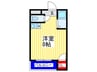 メゾンナガハマ　パ－ト１ 1Rの間取り