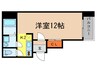GARNET RESIDENCE 七条河原町 1Kの間取り