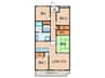 セルヴィオ4番館(809) 4LDKの間取り
