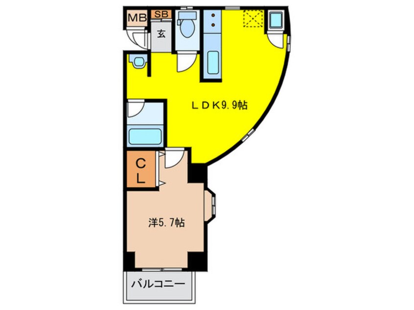 間取図 アパ北町