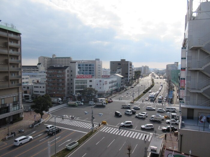 室内からの展望 アパ北町