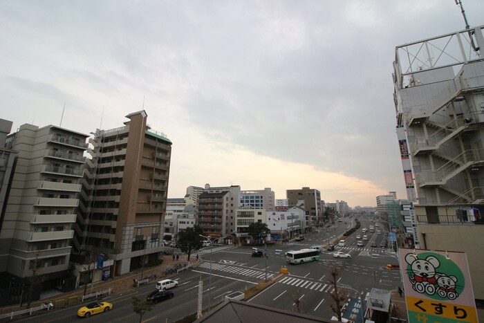 室内からの展望 アパ北町